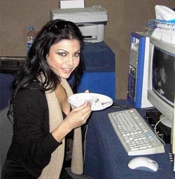 Photos of Russian dating scammers